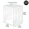 mDesign Metal Wire Pot/Pan Organizer Rack for Kitchen, 5 Slots